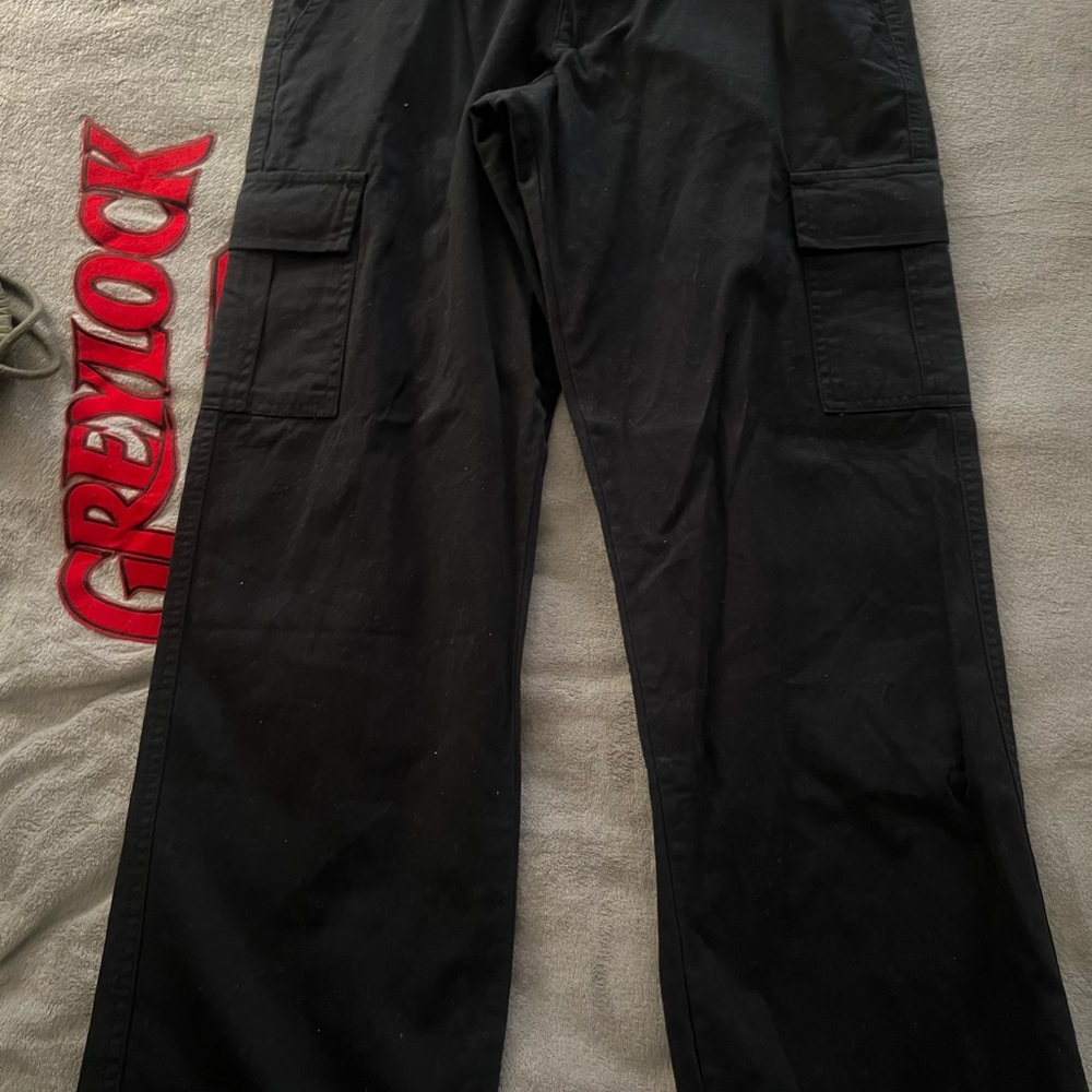BooHooMan- Black Cargo Pants Size 32 - NWT